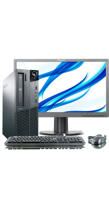Výhodná PC sestava - Lenovo ThinkCentre M91p Intel Core i5 3,1 GHz / 4 GB RAM / 250 GB HDD / DVD-RW / Windows 7 Professional + 19" monitor Lenovo / Ka