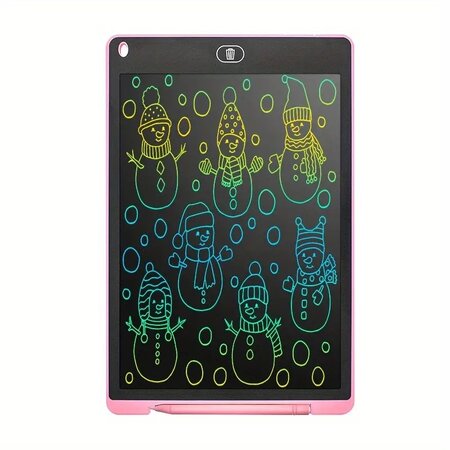 Dětská kreslící podložka - Kids LCD Drawing board K10, 12", - růžová