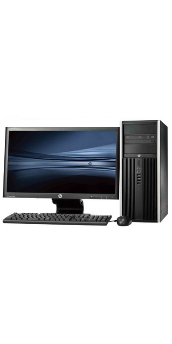 Herní PC sestava HP Elite 8200 Intel Core i7 s 22" monitorem / 8 GB RAM / 256 GB SSD / Ge-Force GTX 1650 / Win 10 PRO