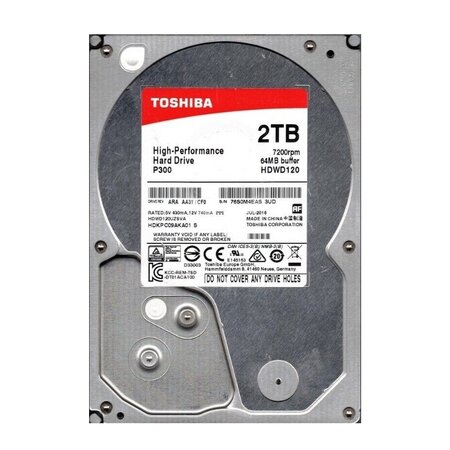 Toshiba HDWD120, 3,5" - HDD 2TB