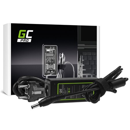 Green Cell PRO adaptér pro Toshiba Satellite, 19V, 2.37A, 45W - kulatý konektor