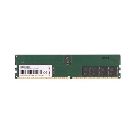 2-Power 32GB DDR5 4800MHz CL40 DIMM PN:MEM9905A