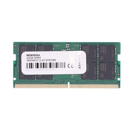 2-Power 32GB DDR5 4800MHz CL40 SoDIMM PN:MEM5905A