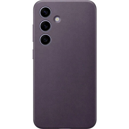 Samsung Galaxy S24 Ultra Zadní kryt z veganské kůže Dark Violet