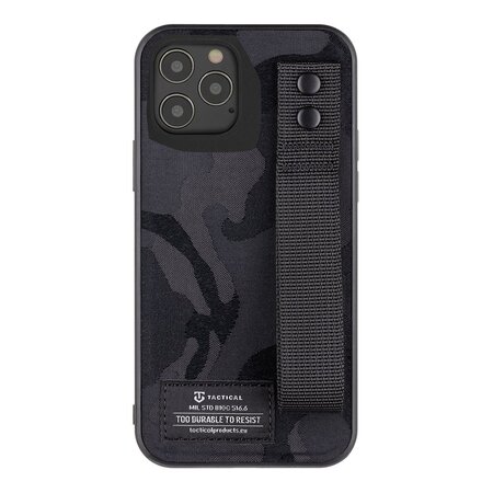 Tactical Camo Troop Kryt pro Apple iPhone 12/12 Pro Black