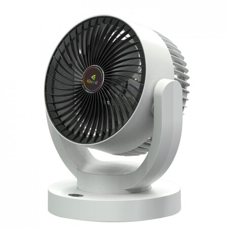 Přenosný ventilátor Kisonli F103, 2400mAh – bílá/černá