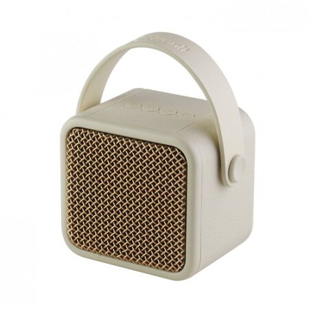 Reproduktor Kisonli S1, Bluetooth, USB, SD, FM, AUX – bílá