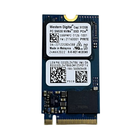 WD 512GB M.2 NVMe PCIe SSD 2242