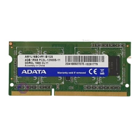 ADATA 4GB DDR3L PC12800 1600MHz SODIMM CL11