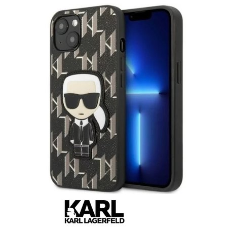 Karl Lagerfeld Monogram Ikonik Kryt pro iPhone 13 Black