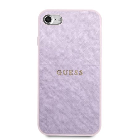 Guess PU Leather Saffiano Zadní Kryt pro iPhone 7/8/SE2020/SE2022 Purple