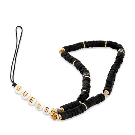 Guess Poutko na Telefon Heishi Beads Black