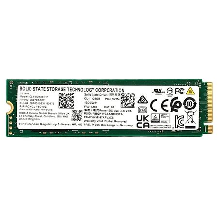 HP SSD NVME 128GB M.2 2280 CL1 PCIe Gen3x4