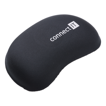 Connect IT For Health zápěstní opěrka před myš z paměťové pěny - černá