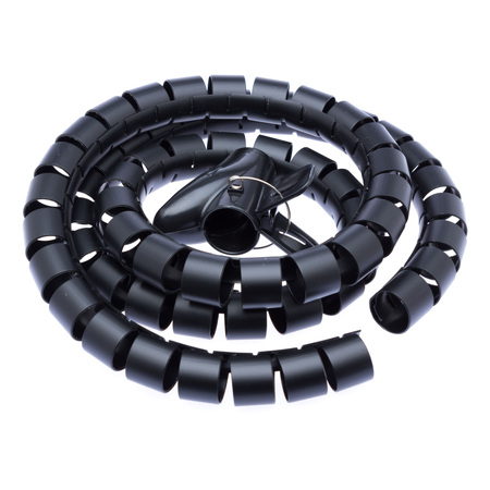 Connect IT Trubice pro vedení kabelů Winder, 1.5m x 30mm - černá