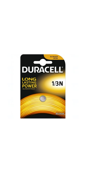 Baterie Duracell CR1/3N, CR11108, DL1/3N, 2L76, K58L, U2L76, 3V, blistr 1 ks
