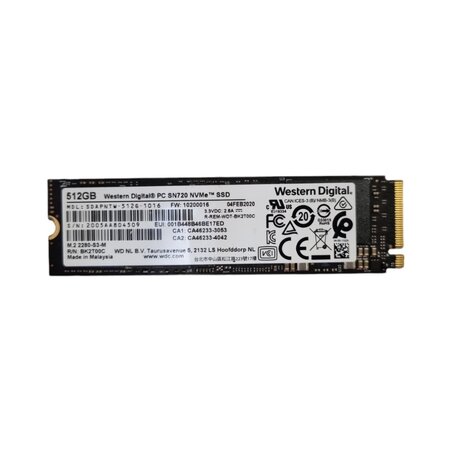 WD SN720 512GB SSD NVMe M.2 2280