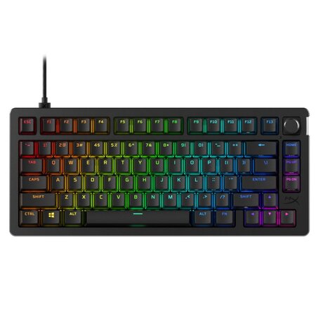 HP HyperX Alloy Rise 75 Mechanická klávesnice - černá
