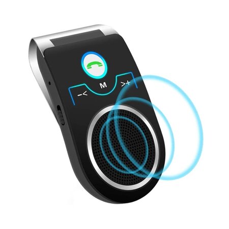 Bluetooth handsfree mikrofon do auta - černá
