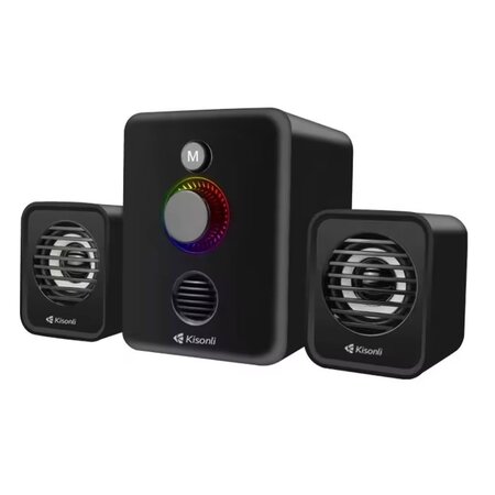 Reproduktory Kisonli U-3000BT, Bluetooth, AUX – černá