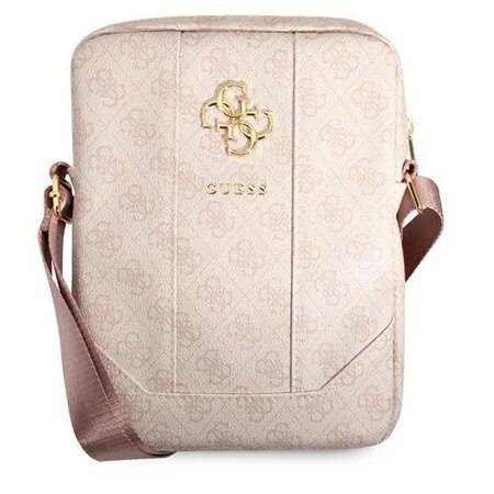 Guess pouzdro 10" růžové 4G velké kovové logo