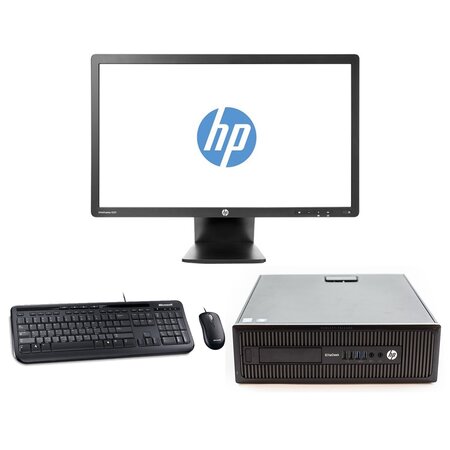 Nejlevnější PC sestava HP EliteDesk 705 G1 SFF AMD A8 - 6500B 4,1 GHz / Radeon HD8570D / 4 GB RAM / 500 GB HDD / Windows 10 Prof. + 19" monitor