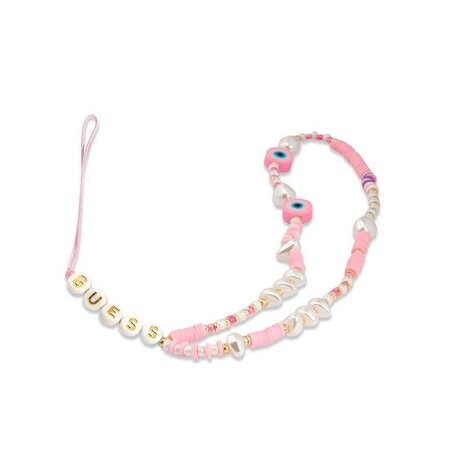 Guess Poutko na Telefon Beads Shell Pink