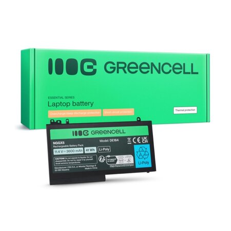 Green Cell NGGX5 baterie pro Dell Latitude - 3600mAh