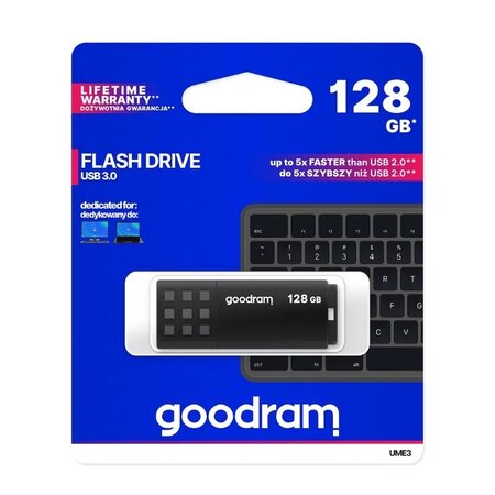 GOODRAM UME3 USB 3.0 Flash disk 128GB - černá