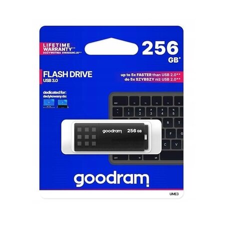 GOODRAM UME3 USB 3.0 Flash disk 256GB - černá