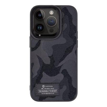 Tactical Camo Troop Kryt pro Apple iPhone 14 Pro Black