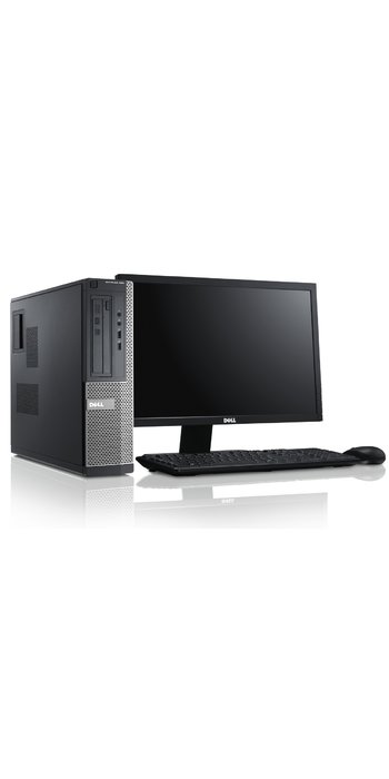 Kancelářská PC sestava - Dell OptiPlex 390 Desktop Intel Core i3 3,3 GHz / 4 GB RAM / 250 GB HDD / DVD / Windows 10 + 19" monitor