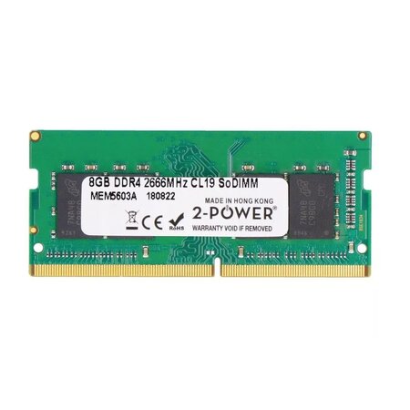 2-Power 8GB DDR4 2666MHz CL19 SODIMM