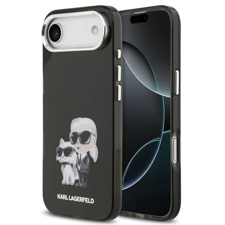 Karl Lagerfeld zadní kryt pro iPhone Air, IML Aquarelle K&Ch, MagSafe - černá Karl Lagerfeld zadní kryt pro iPhone Air, IML Aquarelle K&Ch, MagSafe - černá