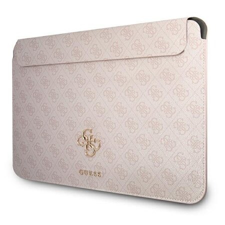 Guess PU 4G Metal Logo Computer Sleeve 13" Pink