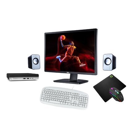 PCsestavaHPProDesk405G4DM+24“DellUltraSharp+příslušenství PCsestavaHPProDesk405G4DM+24“DellUltraSharp+příslušenství