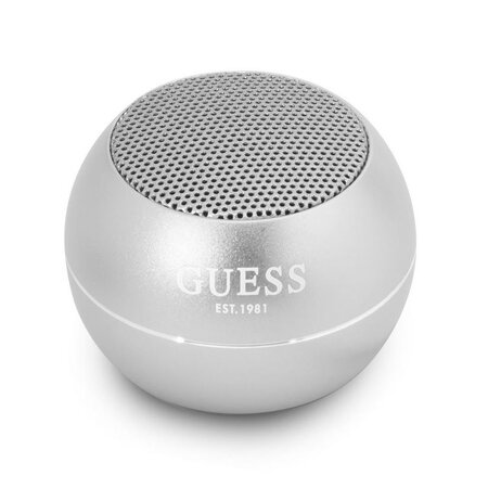 Guess Mini Bluetooth Speaker 3W 4H Silver