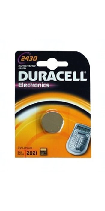 Baterie Duracell CR2430, DL2430, BR2430, KL2430, LM2430, 3V, blistr 1 ks