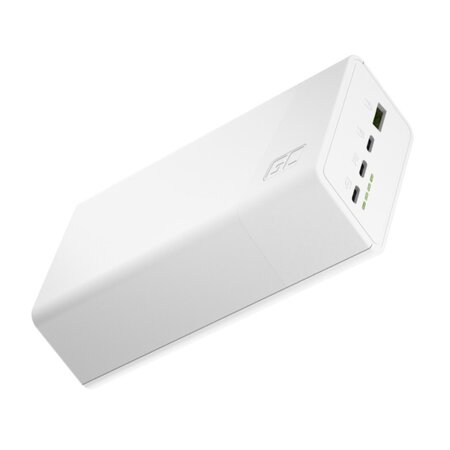 Greencell PowerPlay 30 powerbanka 30,000mAh, 22.5W, 4 porty, bílá