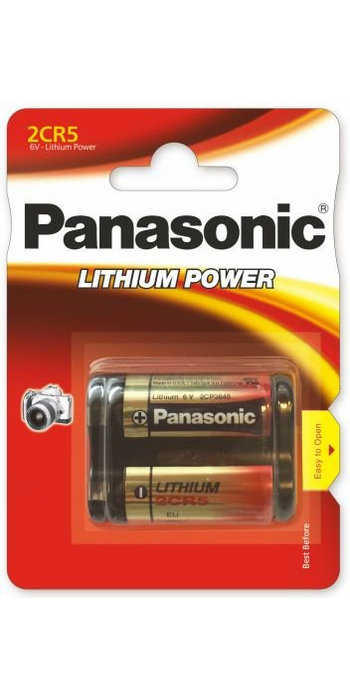 Baterie Panasonic 2CR5, EL2CR5, DL245, KL2CR5, EL2CR5BP, RL2CR5, DL345, 5032LC, 245, 6V, blistr 1ks