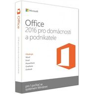Microsoft Office 2016 CZ pro domácnosti a podnikatele - licence pro komerční užívání