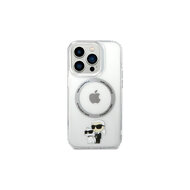 Karl Lagerfeld IML Karl and Choupette MagSafe Zadní Kryt pro iPhone 13 Pro Průhledná Karl Lagerfeld IML Karl and Choupette MagSafe Zadní Kryt pro iPhone 13 Pro Průhledná