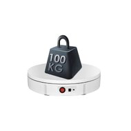 Otočný stojan pro 360° fotografie - nosnost 100 kg - bílá