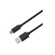 PremiumCord datový kabel USB-A 3.0/USB-C, 2m - černá