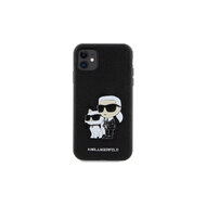 Karl Lagerfeld PU Saffiano Karl and Choupette Zadní Kryt pro iPhone 11 Černá Karl Lagerfeld PU Saffiano Karl and Choupette Zadní Kryt pro iPhone 11 Černá
