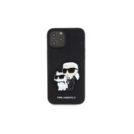 Karl Lagerfeld PU Saffiano Karl and Choupette Zadní Kryt pro iPhone 12/12 Pro Černá Karl Lagerfeld PU Saffiano Karl and Choupette Zadní Kryt pro iPhone 12/12 Pro Černá
