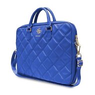 Guess Quilted 4G Computer Bag 16" Blue