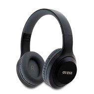 Guess Classic Silver Logo Bluetooth Stereo Headphone Black