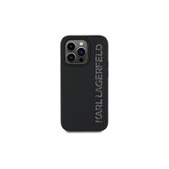 Karl Lagerfeld 3D Rubber Glitter Logo Zadní Kryt pro iPhone 14 Pro Černá Karl Lagerfeld 3D Rubber Glitter Logo Zadní Kryt pro iPhone 14 Pro Černá