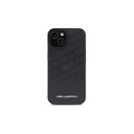 Karl Lagerfeld PU Quilted Pattern Zadní Kryt pro iPhone 15 Černá